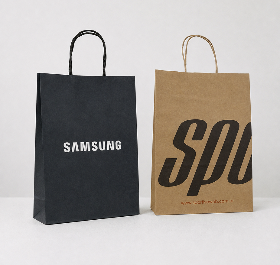 Bolsa Kraft o blanca - 22x10x30