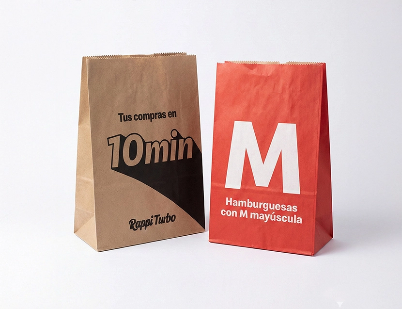 Bolsas de papel para delivery